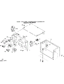 Exploded View Of Control Panel parts for Craftsman Generator 580327010 from AppliancePartsPros.com