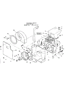 Exploded View Of Sheet Metal parts for Craftsman Generator 580327010 from AppliancePartsPros.com