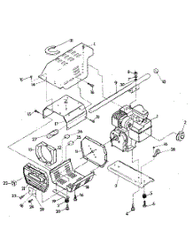 Sheet Metal parts for Craftsman Generator 580327030 from AppliancePartsPros.com