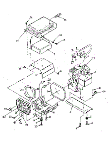 Sheet Metal parts for Craftsman Generator 580327031 from AppliancePartsPros.com