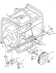 Wheel Assembly parts for Craftsman Generator 580327071 from AppliancePartsPros.com