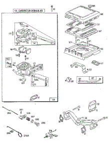 Carburetor Overhaul Kit parts for Craftsman Generator 580327071 from AppliancePartsPros.com