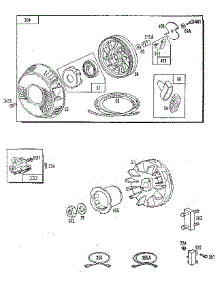 Rewind Starter And Magneto parts for Craftsman Generator 580327071 from AppliancePartsPros.com