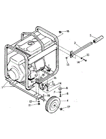Wheel Assembly parts for Craftsman Generator 580327072 from AppliancePartsPros.com