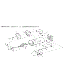Stator Assembly parts for Craftsman Generator 580327100 from AppliancePartsPros.com