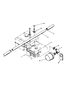 Muffler And Handle (Model 580.327121 Only) parts for Craftsman Generator 580327131 from AppliancePartsPros.com