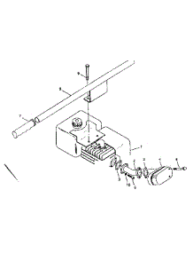 Handle And Muffler parts for Craftsman Generator 580327131 from AppliancePartsPros.com