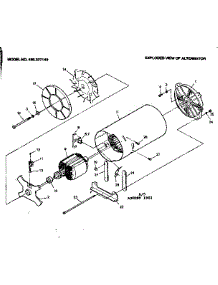 Stator Assembly parts for Craftsman Generator 580327140-1987 from AppliancePartsPros.com