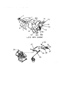 Engine-Low Oil Shutdown / Governor parts for Craftsman Generator 580327180 from AppliancePartsPros.com