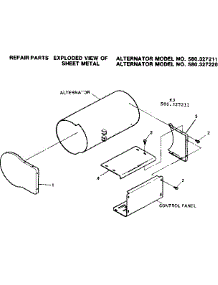 Sheet Metal parts for Craftsman Farming 580327211 from AppliancePartsPros.com