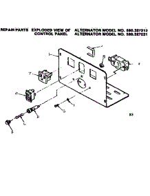 Control Panel parts for Craftsman Farming 580327212 from AppliancePartsPros.com