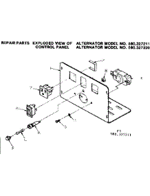Control Panel parts for Craftsman Farming 580327220 from AppliancePartsPros.com