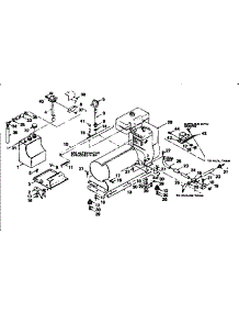 Mounting Base, Muffler And Handle Assembly parts for Craftsman Farming 580327221 from AppliancePartsPros.com