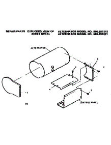 Sheet Metal parts for Craftsman Farming 580327221 from AppliancePartsPros.com