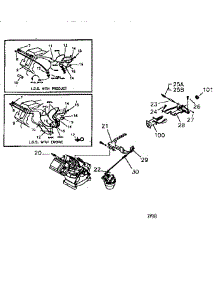 Low Oil Shutdown And Governor parts for Craftsman Generator 580327250 from AppliancePartsPros.com