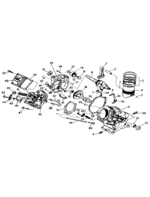 Crankcase Assembly parts for Craftsman Generator 580327251 from AppliancePartsPros.com