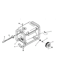 Mounting Base parts for Craftsman Generator 580327252 from AppliancePartsPros.com