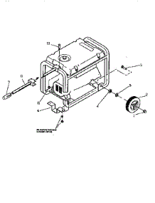 Mounting Base parts for Craftsman Generator 580327253 from AppliancePartsPros.com
