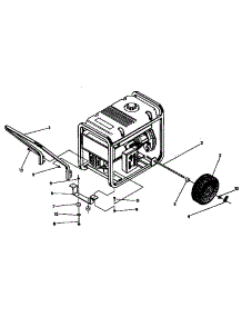 Wheel Assembly parts for Craftsman Generator 580327280 from AppliancePartsPros.com