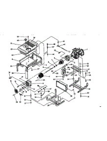 Cradle And Stator Assembly parts for Craftsman Generator 580327283 from AppliancePartsPros.com