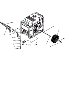 Wheel Assembly parts for Craftsman Generator 580327284 from AppliancePartsPros.com