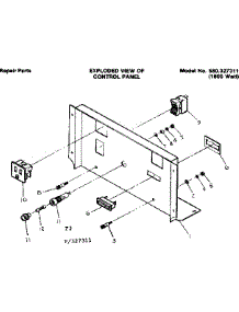 Control Panel 327311 parts for Craftsman Farming 580327311 from AppliancePartsPros.com