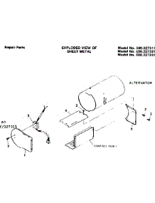 Sheet Metal parts for Craftsman Farming 580327321 from AppliancePartsPros.com