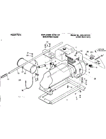 Mounting Base 327331 parts for Craftsman Farming 580327331 from AppliancePartsPros.com