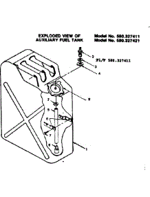 Auxilary Fuel Tank parts for Craftsman Farming 580327411 from AppliancePartsPros.com