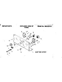 Panel parts for Craftsman Farming 580327421 from AppliancePartsPros.com