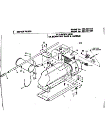 Mounting Base & Handle parts for Craftsman Farming 580327421 from AppliancePartsPros.com