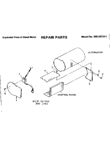 Commercial Portable Alternator parts for Craftsman Generator 580327511 from AppliancePartsPros.com