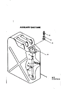 Commercial Portable Alternators / Auxiliary Gas Tank parts for Craftsman Generator 580327610 from AppliancePartsPros.com