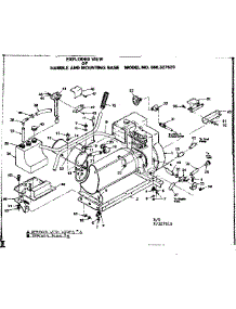 Commercial Portable Alternators / Handle Mounting Base parts for Craftsman Generator 580327610 from AppliancePartsPros.com