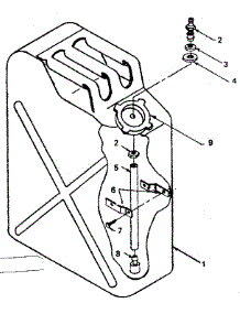 Fuel Tank parts for Craftsman Generator 580327810 from AppliancePartsPros.com
