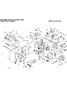 Control Panel And Intake Chamber parts for Craftsman Generator 580327811 from AppliancePartsPros.com