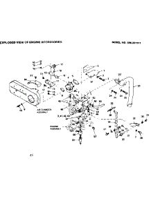 Engine Accessories parts for Craftsman Generator 580327811 from AppliancePartsPros.com