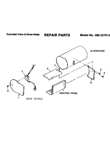 Sheet Metal parts for Craftsman Farming 580327910 from AppliancePartsPros.com