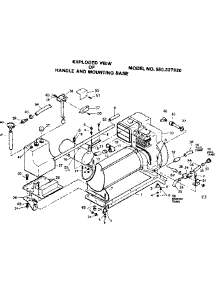 Handle And Mounting Base 327920 parts for Craftsman Farming 580327920 from AppliancePartsPros.com