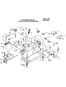 Handle And Mounting Base 327931 parts for Craftsman Farming 580327920 from AppliancePartsPros.com