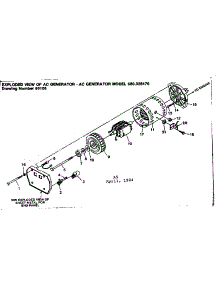 Stator Assembly parts for Craftsman Generator 580328170 from AppliancePartsPros.com