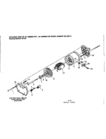 Stator Assembly parts for Craftsman Generator 580328171 from AppliancePartsPros.com