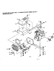 Complete Engine And Brackets parts for Craftsman Generator 580328171 from AppliancePartsPros.com