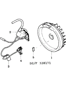 Ignition Coil parts for Craftsman Generator 580328171 from AppliancePartsPros.com