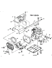 Complete Engine And Brackets parts for Craftsman Generator 580328181 from AppliancePartsPros.com