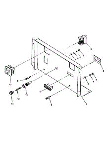 Panel parts for Craftsman Generator 580328230 from AppliancePartsPros.com