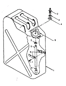 Auxiliary Fuel Tank parts for Craftsman Generator 580328241 from AppliancePartsPros.com