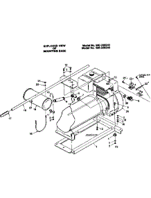 Mounting Base parts for Craftsman Generator 580328250 from AppliancePartsPros.com