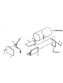 Sheet Metal & Voltage Regulator parts for Craftsman Generator 580328250 from AppliancePartsPros.com
