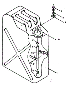 Fuel Tank parts for Craftsman Generator 580328252 from AppliancePartsPros.com
